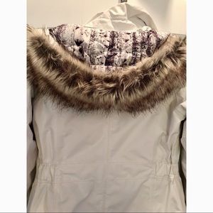 White North Face Winter Coat